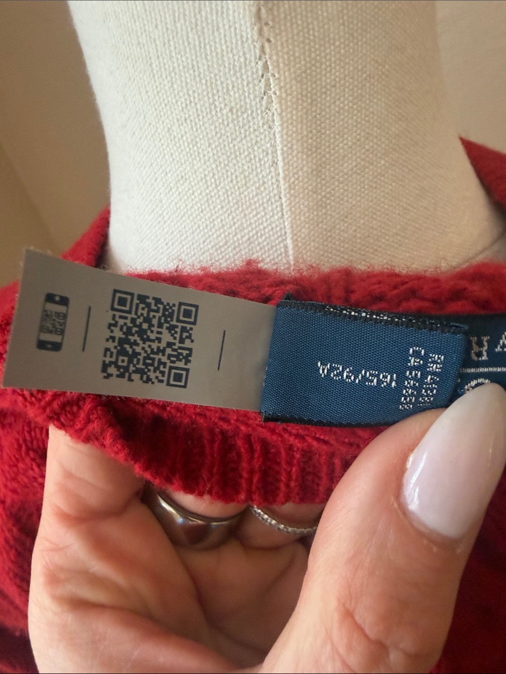 Ralph Lauren Red M Cable Knit Cardigan original price $268 - Picture 11 of 13